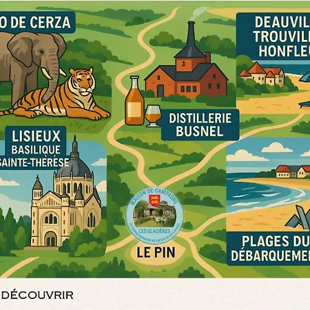 Longere Normande Les Glacieres - 8 Pers * Le Pin (Calvados)