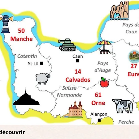 Longere Normande Les Glacieres - 8 Pers * Le Pin (Calvados)